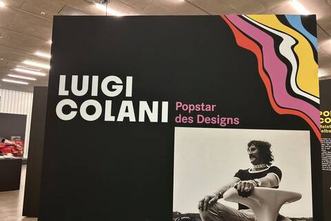 Luigi Colani_Ausstellungsansicht: Erste Wand Luigi Colani